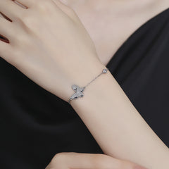 Butterfly Sterling Silver Bracelet for Women