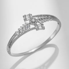 Geometric Zircon Bracelet 18K Gold Plated