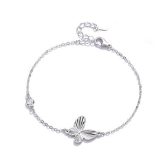 Butterfly Sterling Silver Bracelet for Women