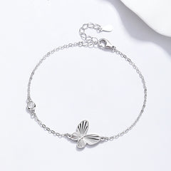 Butterfly Sterling Silver Bracelet for Women