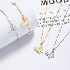 Butterfly Sterling Silver Bracelet for Women